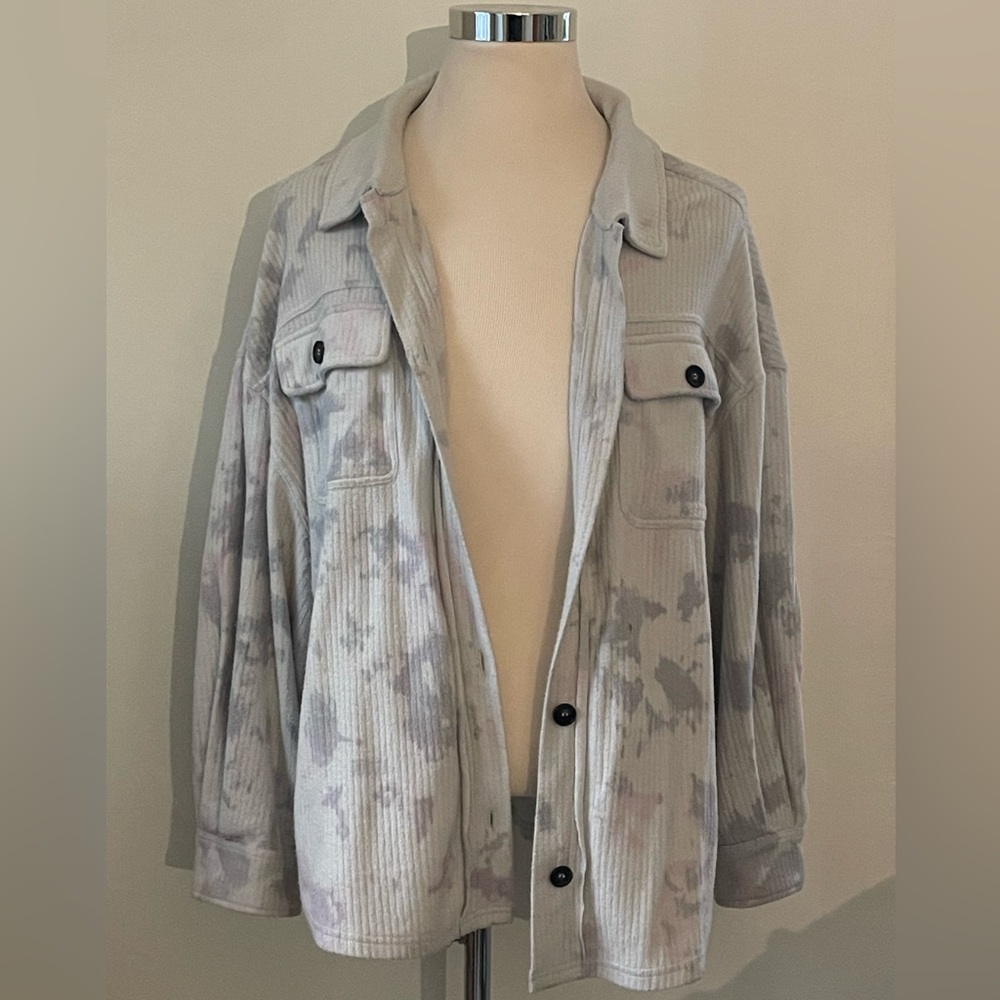 vintage havana cozy oversized shacket